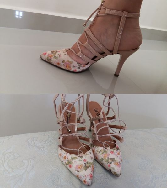 Scarpin Trançado